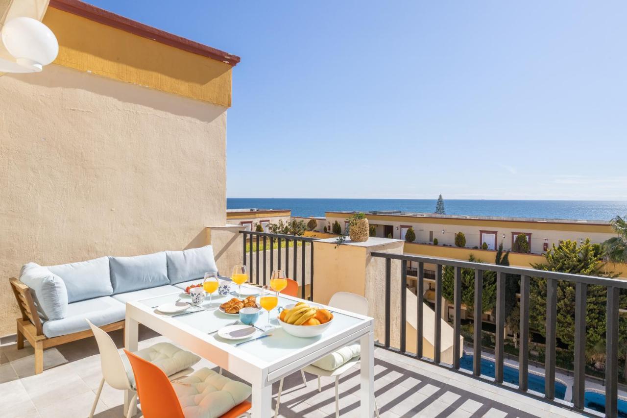 Oleholidays 344 Romana Playa Con Vistas Al Mar Marbella Exteriör bild